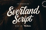 Everland Script, a Script Font by Wacaksara Co. (Thumbnail 1 of 9)