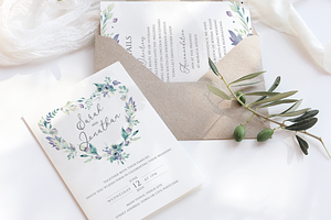 Mountain Summer 6 Piece Wedding Set