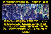 Klase - Cyberpunk Font, a Sans Serif Font by tebaltipislab (Thumbnail 7 of 9)