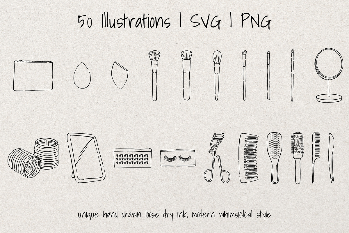 Makeup Essentials | Whimsical Sketch, an Object Illustration by Artalia (Photo 3 of 5)
