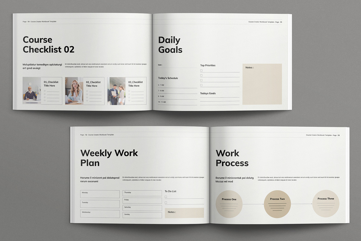 Course Creator Workbook Template preview 5