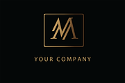 4 Modern Monogram Letter M Logos, a Branding & Logo Template by HE Studio (Thumbnail 4 of 9)