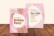 Birthday Party Invitation Floral, a Templates & Theme by studiogstock (Thumbnail 1 of 3)