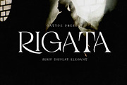 Rigata, a Serif Font by Gatype (Thumbnail 1 of 12)