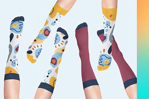 All Socks 9x Mock-ups