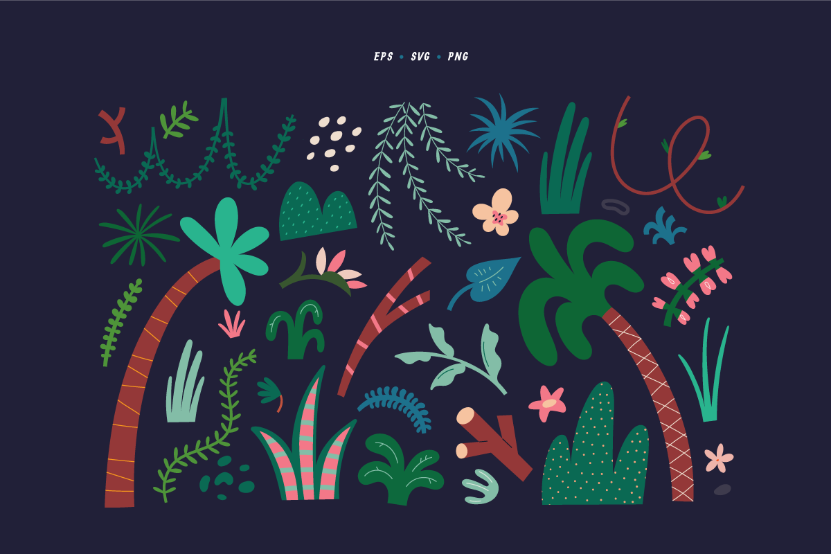 Jungle animals, sloth and leopard, an Animal Illustration by Fave Brush (Photo 3 of 10)