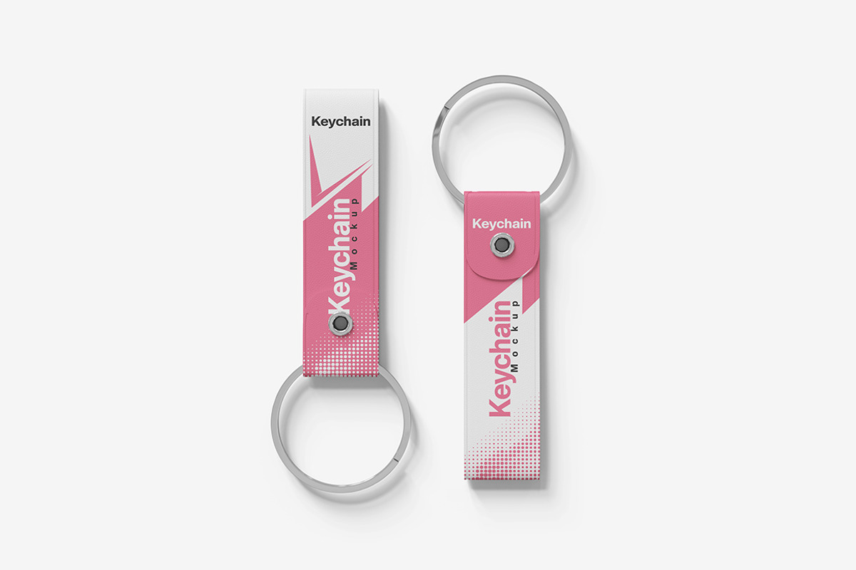 Keychain Mockup, a Merchandise Mockup by Indah (Photo 3 of 6)