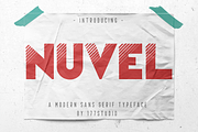 Nuvel - Modern Sans Serif Font, a Sans Serif Font by 177Studio (Thumbnail 1 of 5)