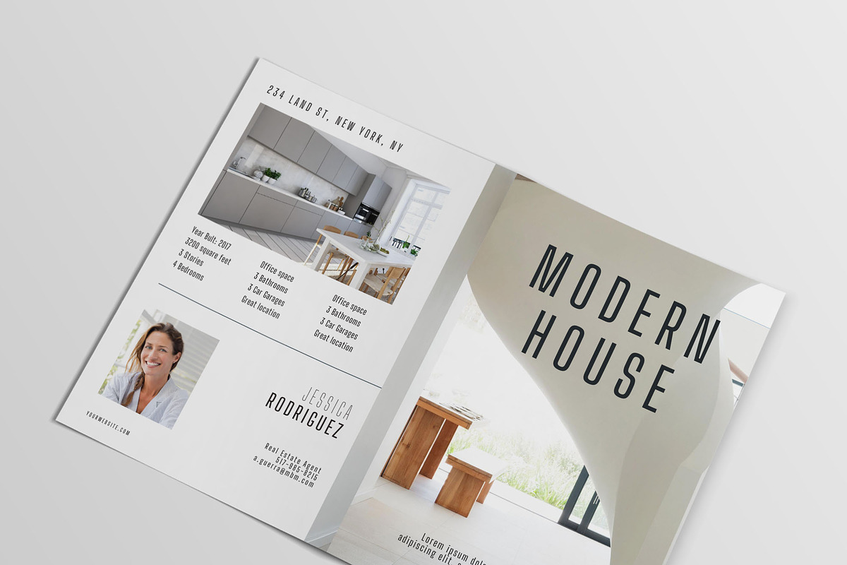 Real Estate Flyers & Brochures, a Brochure Template by Kseniia_Design (Photo 5 of 13)