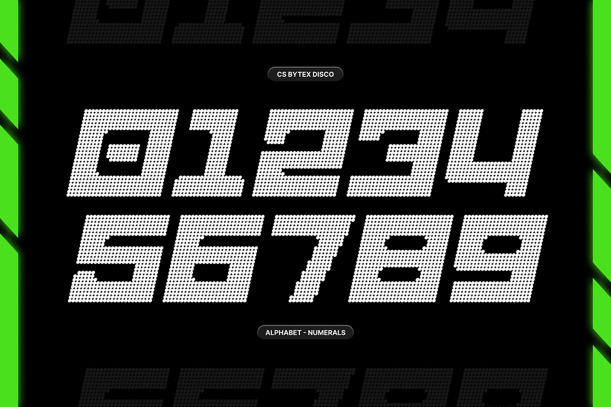 CS Bytex Disco, a Sans Serif Font by Craft Supply Co. (Photo 3 of 8)