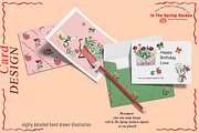 In The Spring Garden, a Seasonal Illustration by Arie Clares (Thumbnail 3 of 12)