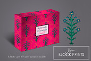 Indian Block Print : Set of 4, a Pattern Graphic by Artifactory Studios (Thumbnail 4 of 4)