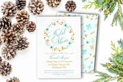 Mint & Gold -  flower clipart, an Illustration by DigitalCloud (Thumbnail 6 of 6)