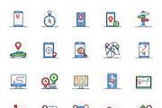 Maps and Navigation Icons, a Duotone Icon by Brickclay (Thumbnail 5 of 7)
