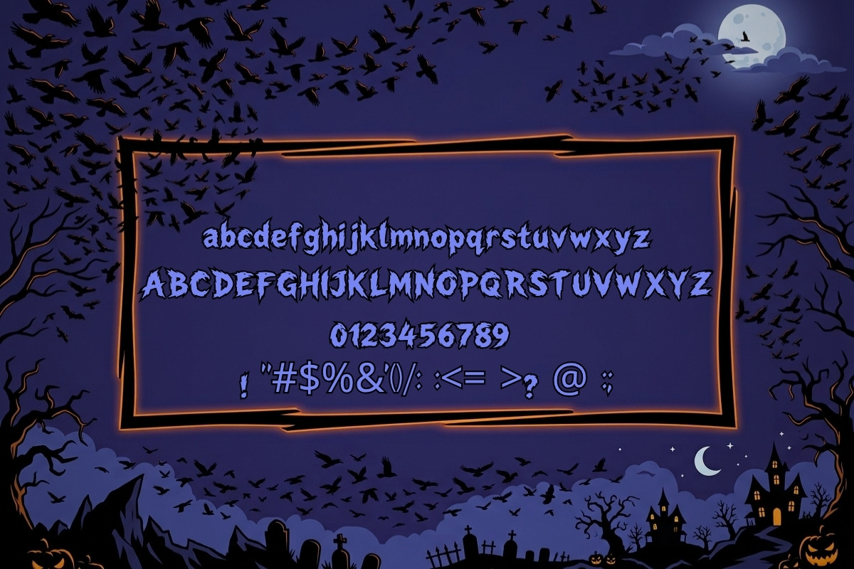 18 Spooky Horror Font Bundle, a Script Font by AN Productions (Photo 19 of 48)