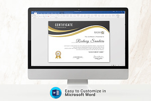 Canva Certificate Template