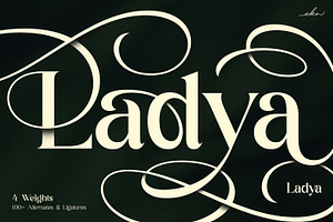 Ladya | Serif Display Font