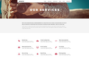 Creative One Multi Page PSD Template