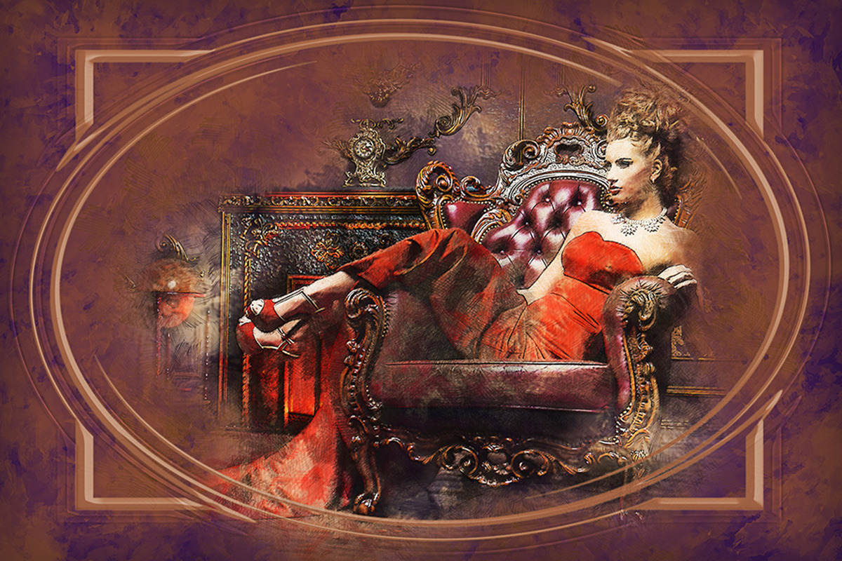 Retro Illustrations Photoshop Action, an Action Add-On by GorynArt (Photo 9 of 22)