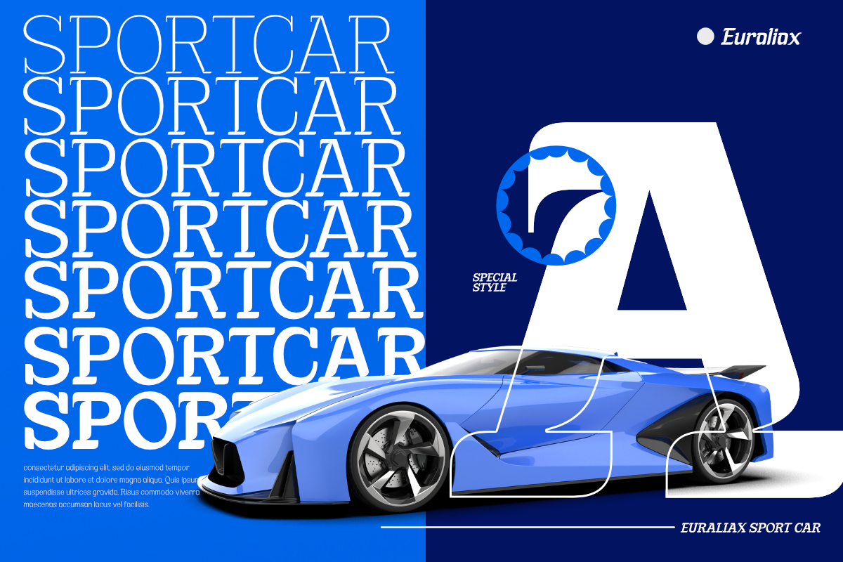 Euraliax - Display Font Family, a Font by Differentialtype (Photo 4 of 12)
