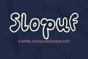 Slopuf | Hand-Drawn Outline Font