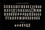 BLACK PARAMOUNT | Blackletter, a Blackletter Font by Havinkpen (Thumbnail 9 of 9)