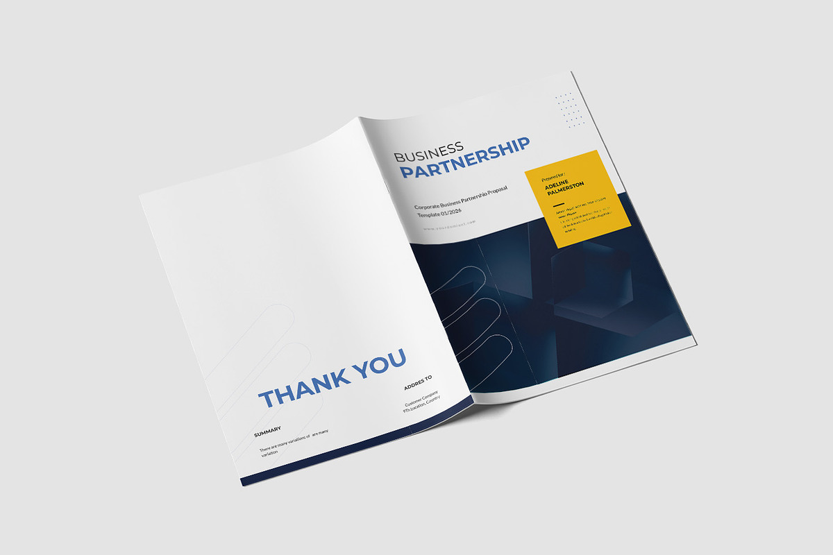 Project Business Proposal Template, a Brochure Template by TMint Play (Photo 5 of 8)