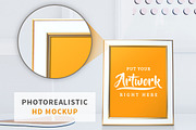 Portrait+Landscape Frame Mockup, a Product Mockup by MockUpgrade (Thumbnail 2 of 4)