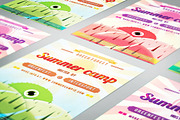 Retro Summer Camp Flyer, a Flyer Template by VectorBurn (Thumbnail 3 of 5)