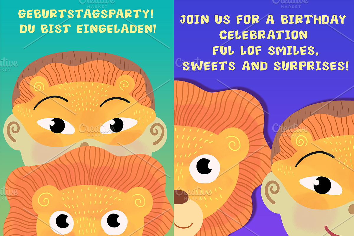 Boys Birthday Invitation & Cards Kit, a Decorative Illustration by Schumacher Shop (Photo 7 of 20)