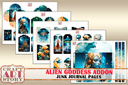 Alien Goddess Junk Journal ADDON, an Object Illustration by CraftArtStory (Thumbnail 3 of 3)
