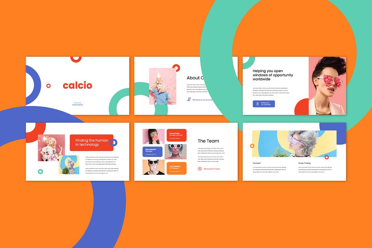 Calcio Creative Google Slides, a Presentation Template by Fortyone (Photo 2 of 5)