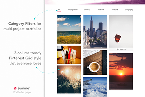 SummerCreative Portfolio HTML Theme