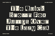 CS Libra Drawn, a Sans Serif Font by Craft Supply Co. (Thumbnail 2 of 8)