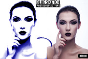 30 Modern Sketch Photoshop Actions, an Action Add-On by Jacpot007 (Thumbnail 3 of 26)