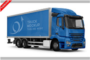 Truck Mockup - Minimalist Design, a Product Mockup by Bruno's Shop (Thumbnail 1 of 3)