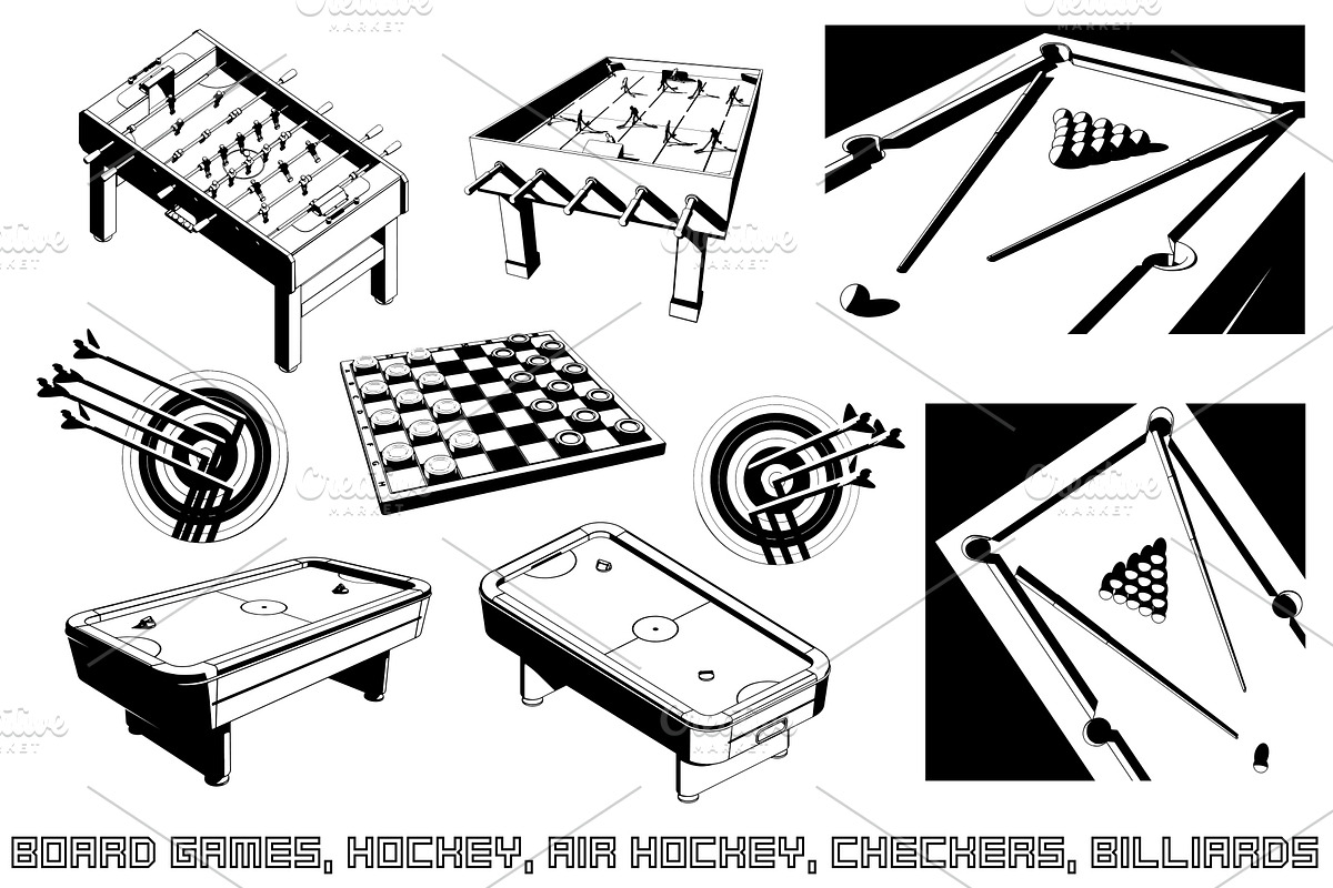 Entertainment and Sports Equipment, a Sport Illustration by Blacklight (Photo 8 of 8)