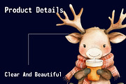 Autumn Cute Animals Clipart, an Illustration by CitraGraphics (Thumbnail 6 of 7)