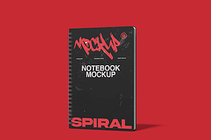 Spiral Notebook Mockup