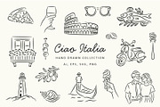 La Dolce Vita Hand-Draw Collection, an Object Illustration by NatalieArtShop (Thumbnail 1 of 14)