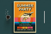 Summer Party Flyer, a Flyer Template by MightyDesign (Thumbnail 1 of 8)