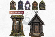 World Architecture Doors and windows, a Decorative Illustration by ThatsDesignArt (Thumbnail 5 of 10)