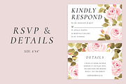 Roses – wedding set, an Invitation Template by Helen Halik art (Thumbnail 3 of 10)