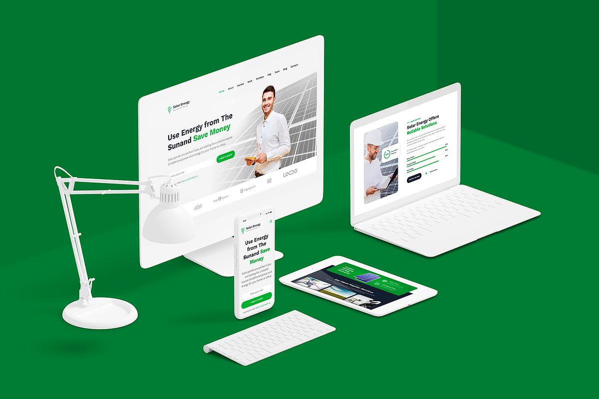 Solar Energy Landing Page Figma, an UI Kit Template by artbart (Photo 8 of 8)