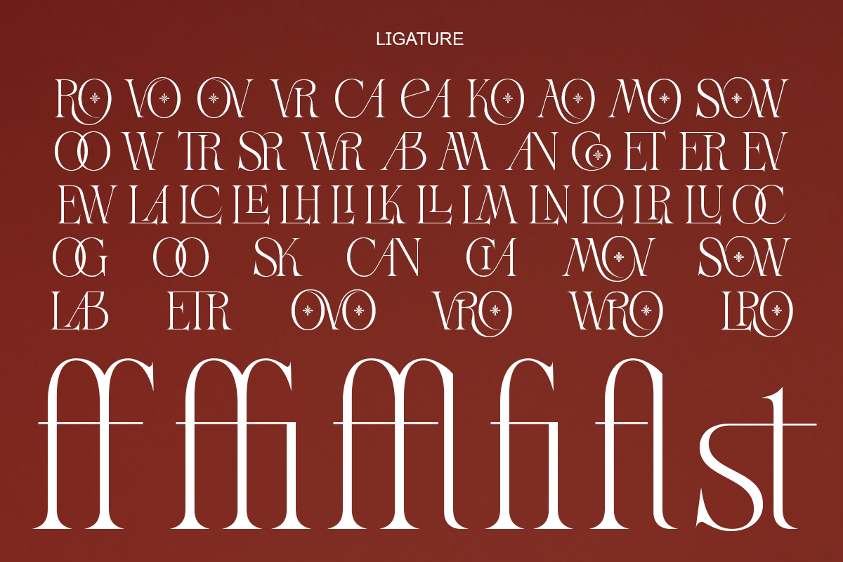 Vroza Conte - Elegant Modern Display, a Serif Font by Qweera Studio (Photo 11 of 12)