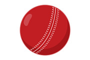 Cricket Ball Vector Icon, an Icon by Pexelpy (Thumbnail 1 of 2)