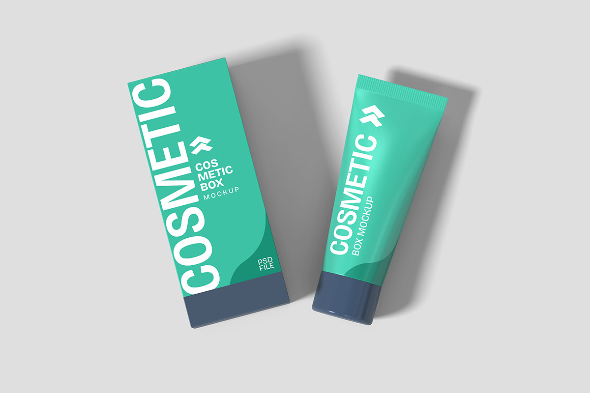 Cosmetic Box - Mockup, a Mockup by Rometheme Std (Photo 5 of 5)