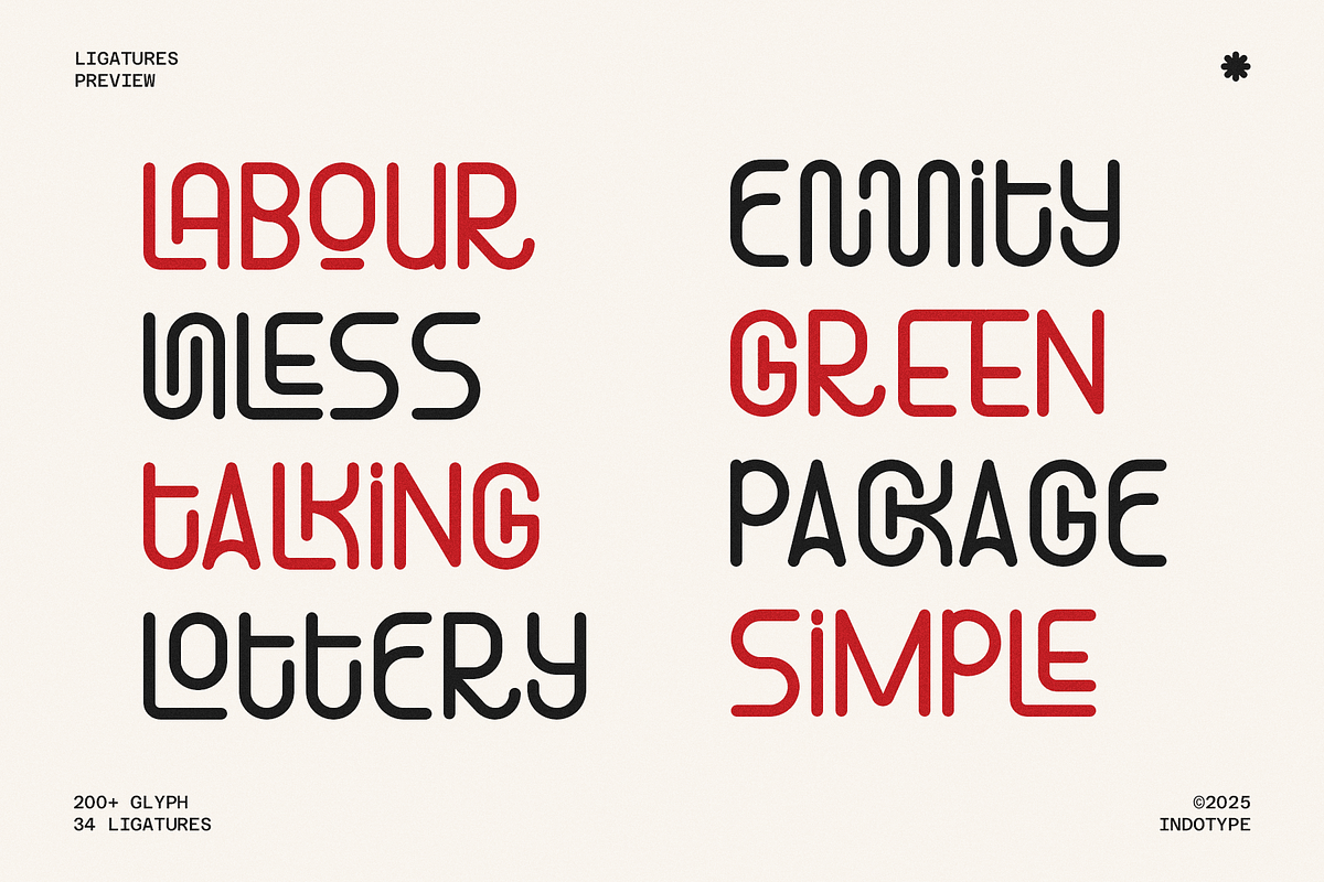 Monostrata - Modern Rounded Sans, a Font by Indotype Foundry (Photo 7 of 10)