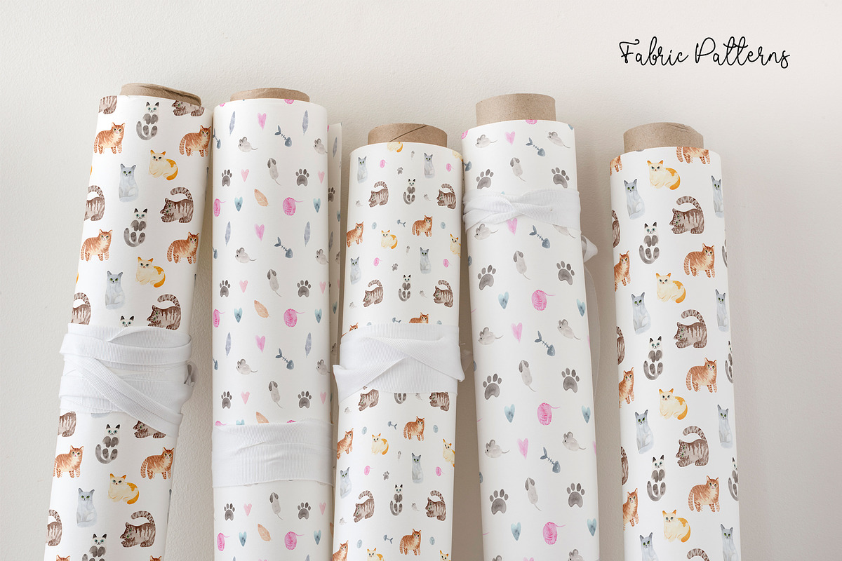 Cats and Dogs Patterns, a Pattern Graphic by Slastick (Photo 6 of 7)