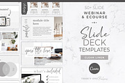 Webinar & Course Slide Deck Template, a Presentation Template by Thirty One Palms Studio (Thumbnail 1 of 10)